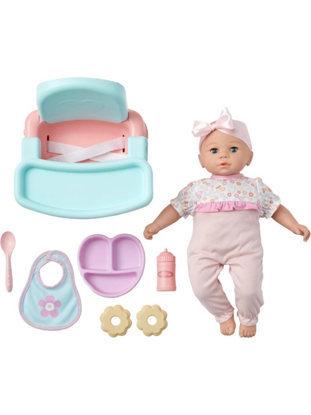 14-Inch Sweet Smiles Baby Doll - Adorable Snack Time Companion for Kids
